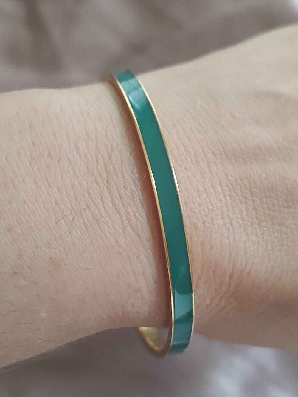 Kate Spade Teal Idiom Bangle